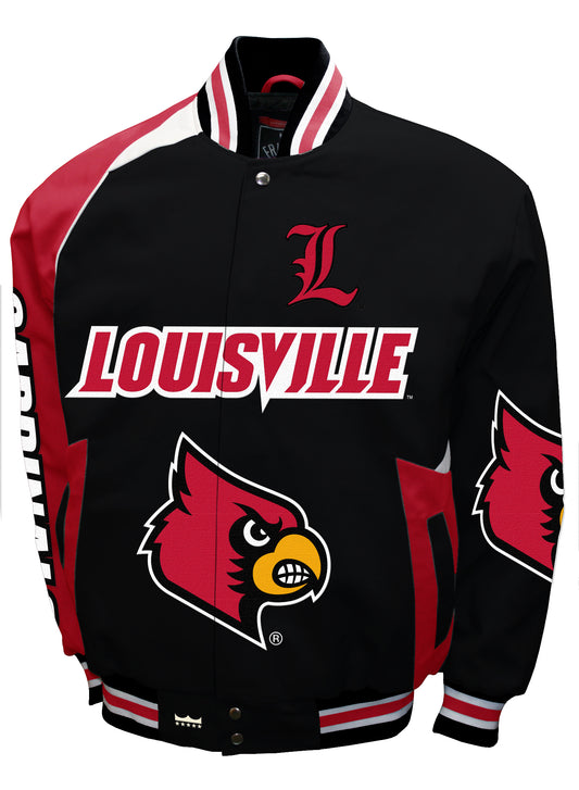 Louisville Cardinals Franchise Club Spirit Twill Jacket