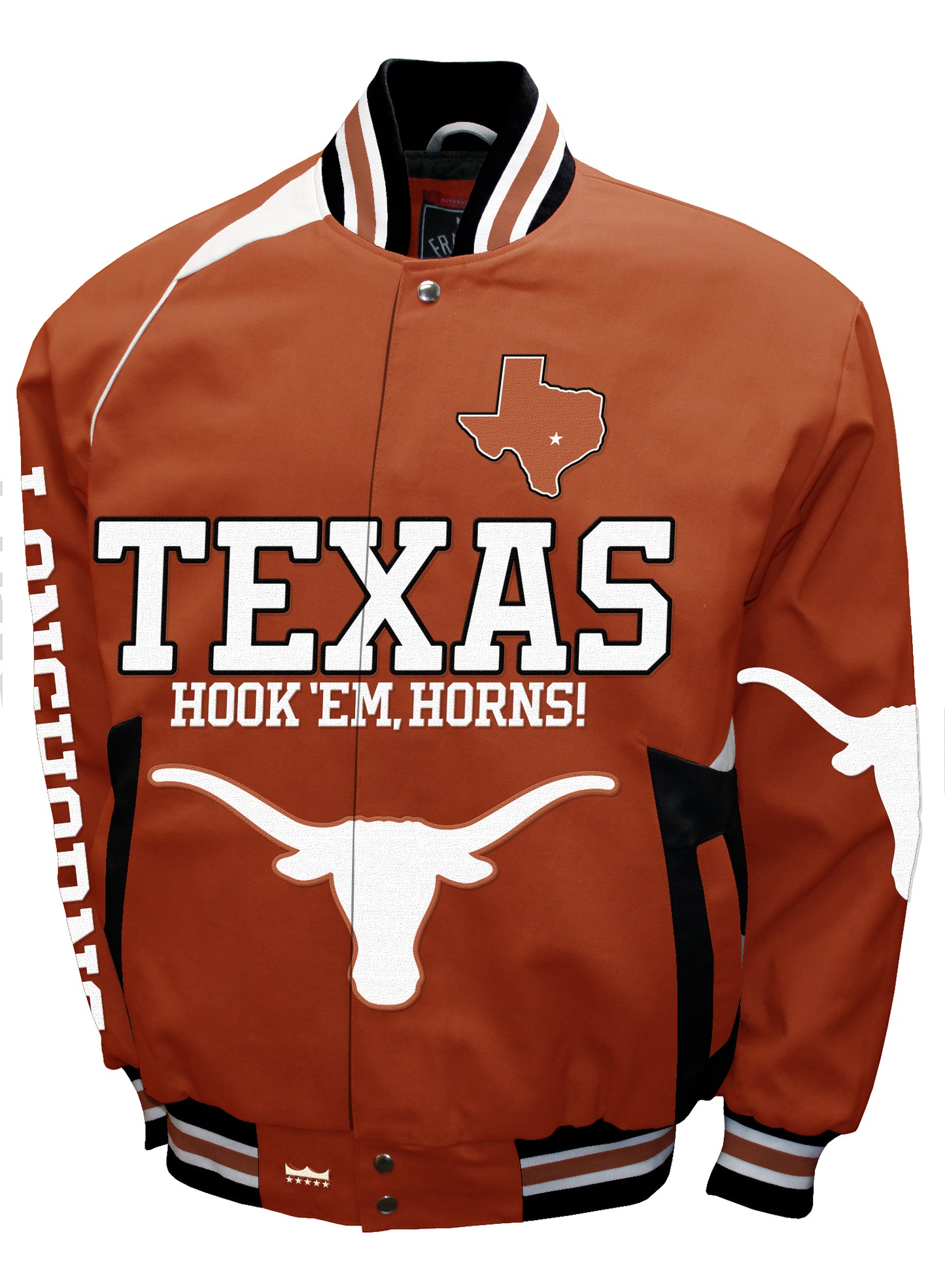 Texas Longhorns Franchise Club Spirit Twill Jacket - Orange
