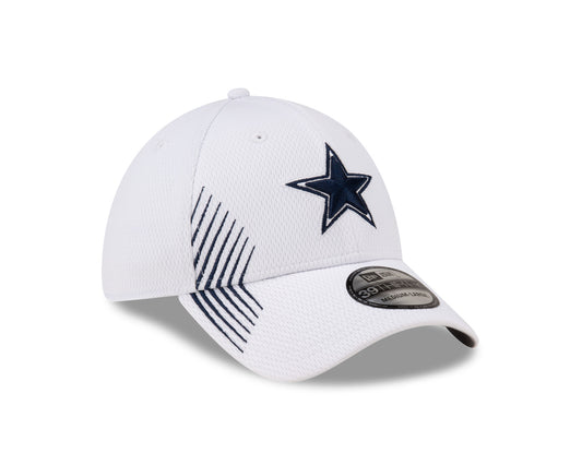Dallas Cowboys New Era Active 39THIRTY Flex Hat- White