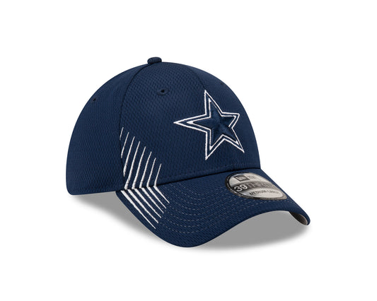 Dallas Cowboys New Era Active 39THIRTY Flex Hat- Blue