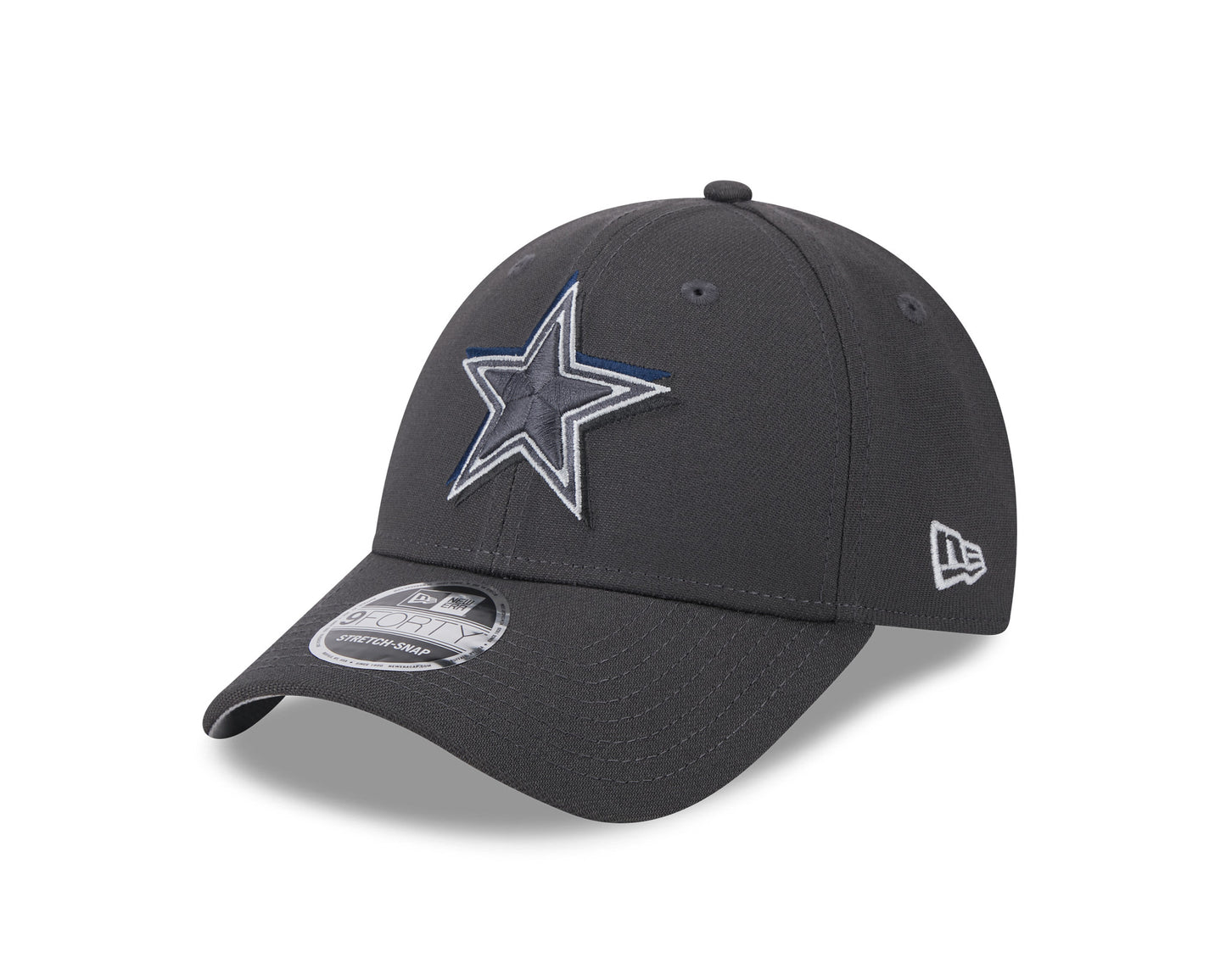 Dallas Cowboys New Era 2024 NFL Draft 9FORTY Adjustable Hat - Graphite