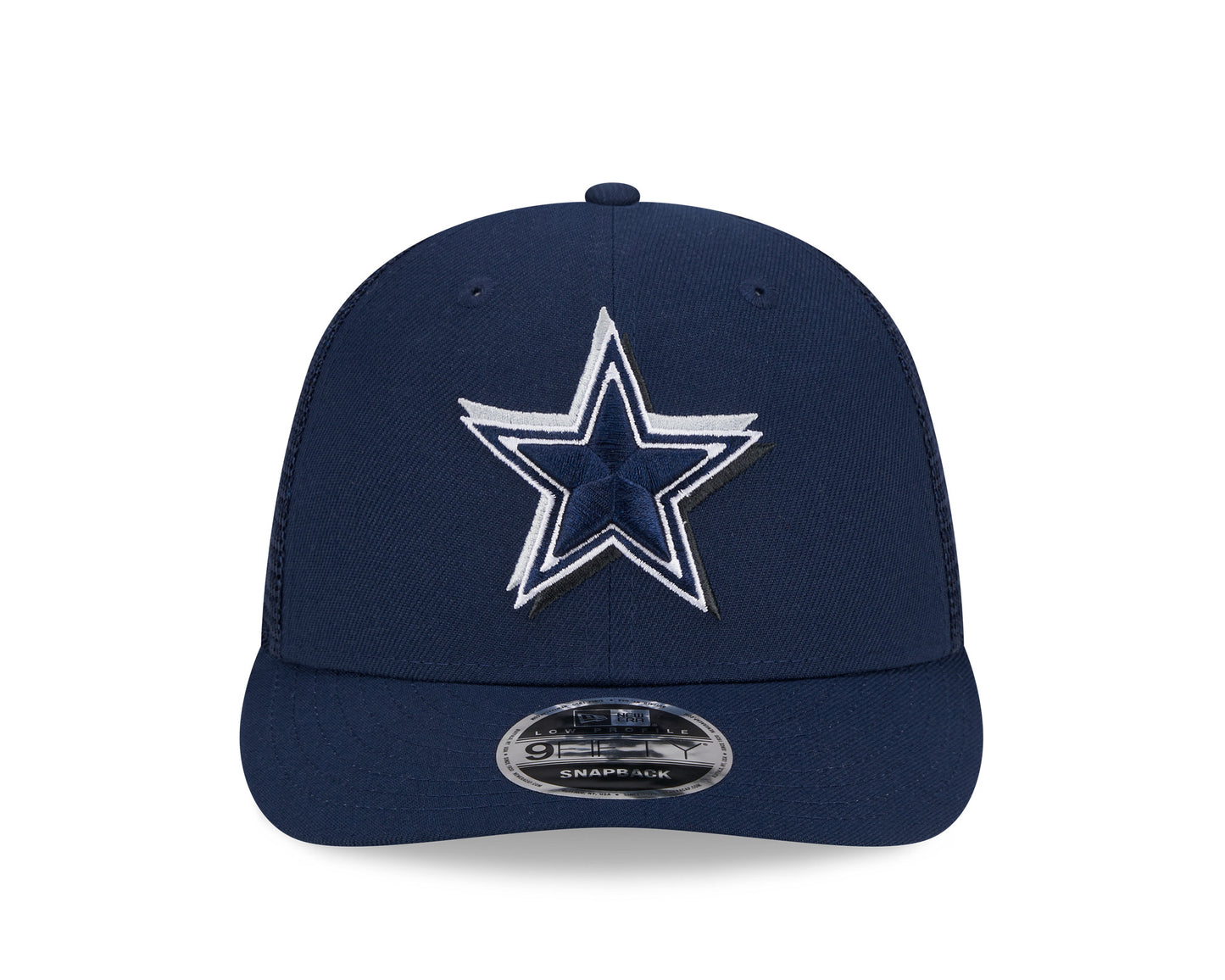 Dallas Cowboys New Era 2024 NFL Draft Low Profile 9FFIFTY Trucker Snapback Hat - Navy