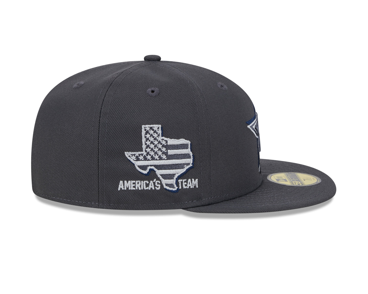 Dallas Cowboys New Era Official 2024 NFL Draft On Stage 59FIFTY Fitted Hat - Graphite