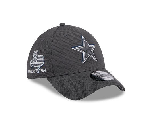 Dallas Cowboys New Era 2024 NFL Draft 39THIRTY Flex Hat - Graphite