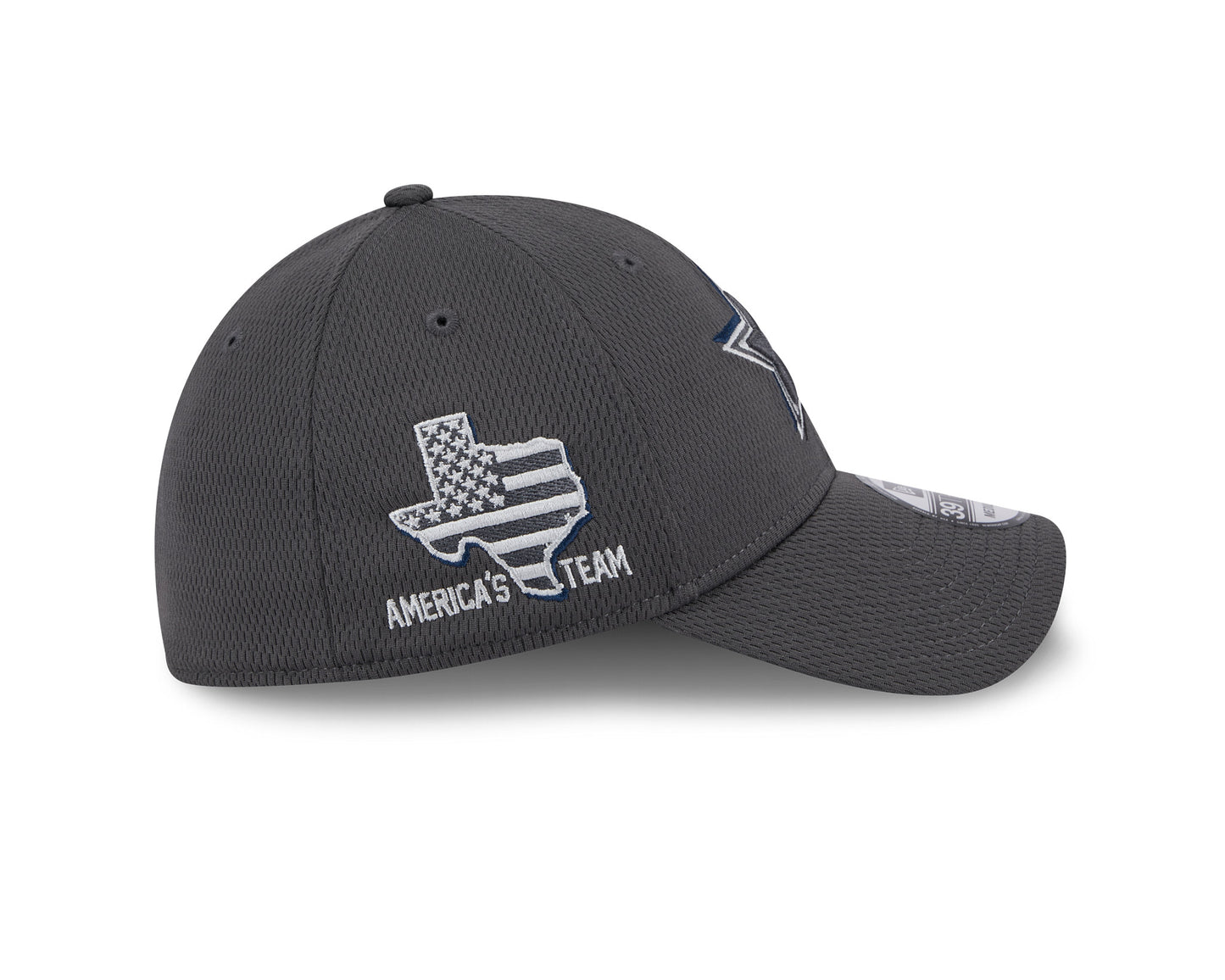 Dallas Cowboys New Era 2024 NFL Draft 39THIRTY Flex Hat - Graphite