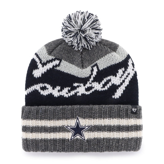 Dallas Cowboys '47 Hyperbolic Charcoal Knit Hat