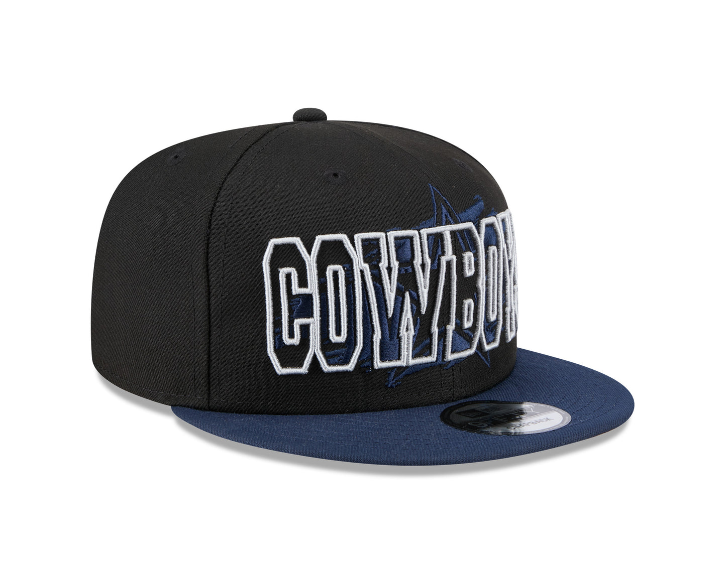Dallas Cowboys New Era Splatter 9FIFTY Snapback Hat - Black