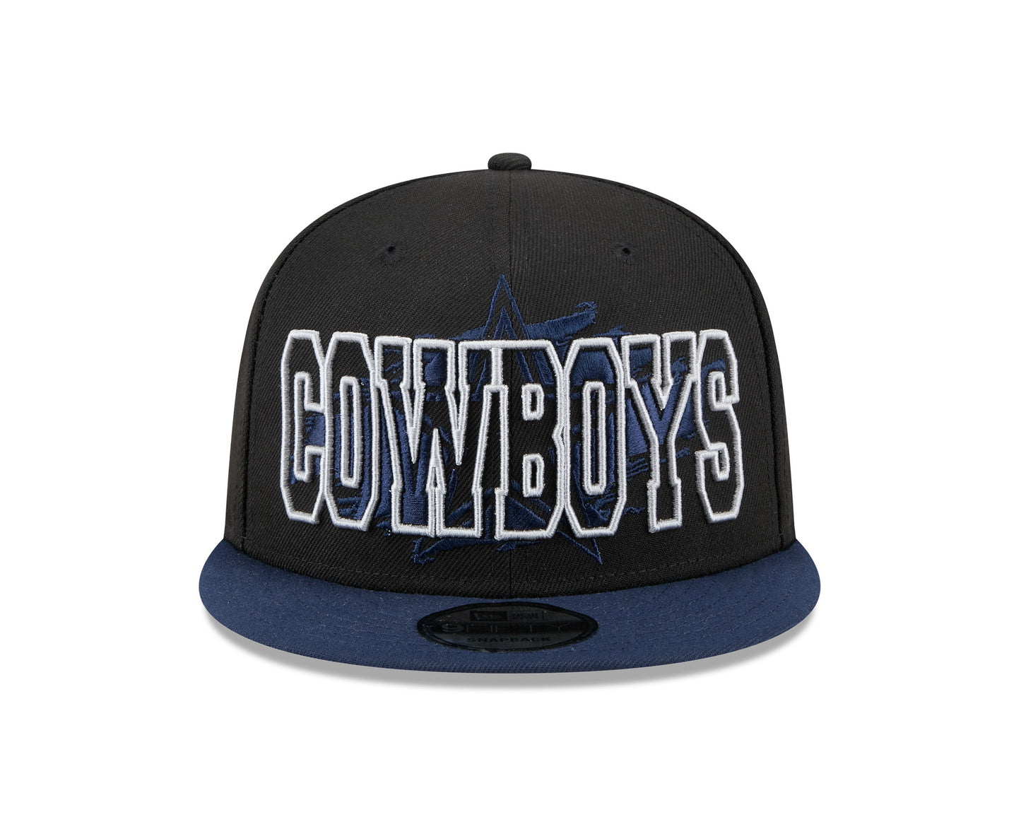 Dallas Cowboys New Era Splatter 9FIFTY Snapback Hat - Black