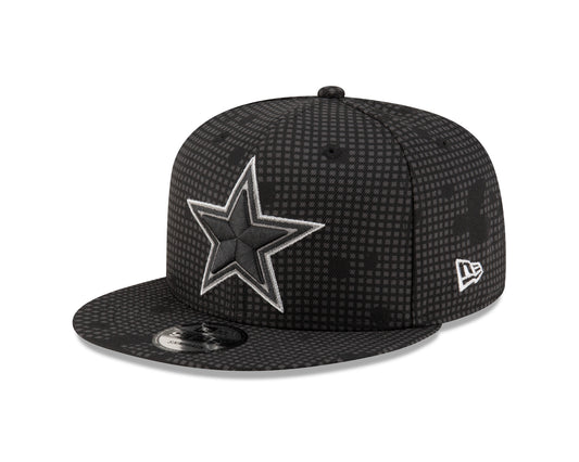 Dallas Cowboys New Era Midnight Ink Pop Outline 9FIFTY Snapback Hat - Graphite