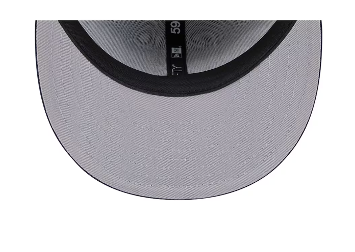 Dallas Cowboys New Era Navy Script Sided 59FIFTY Fitted Hat