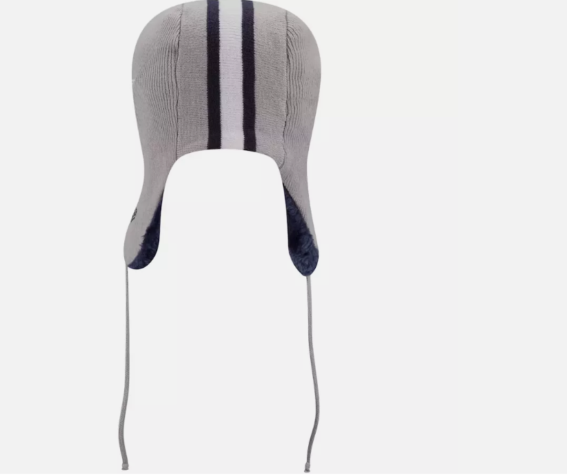 Dallas Cowboys New Era Helmet Knit Trapper-Gray