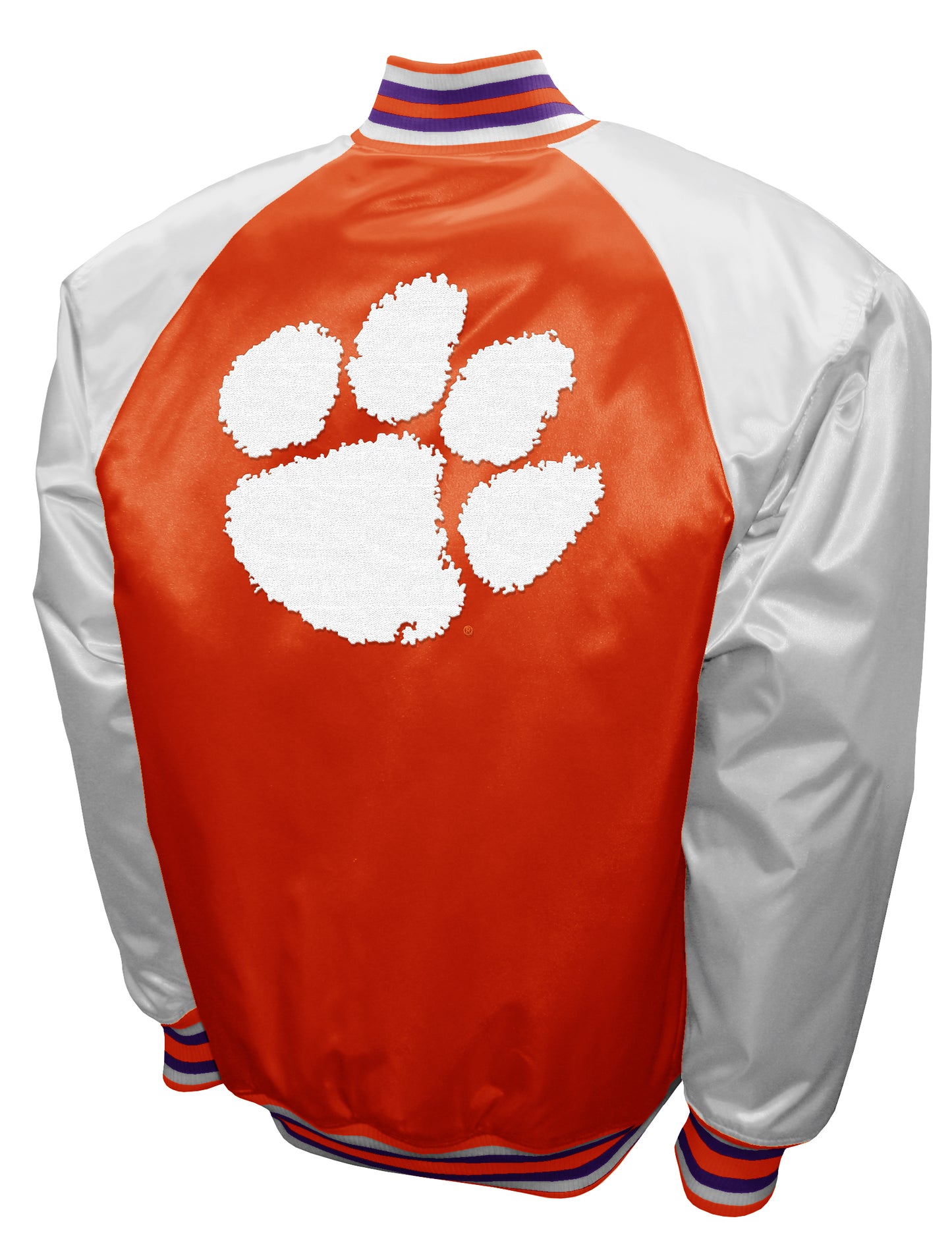 Clemson Tigers Franchise Club Game Satin Full-Snap Jacket - Orange