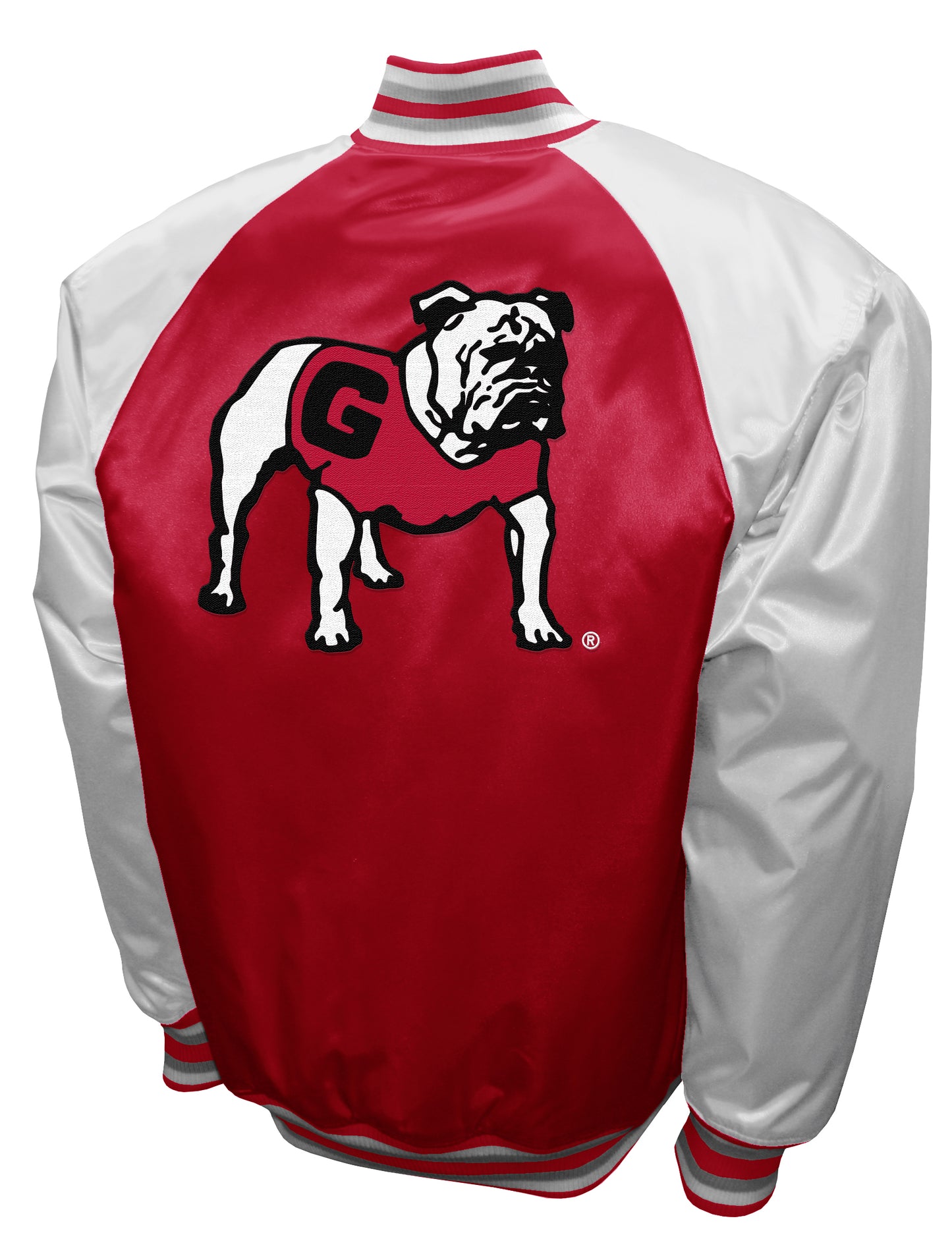 Georgia Bulldogs Franchise Club Game Satin Full-Snap Jacket
