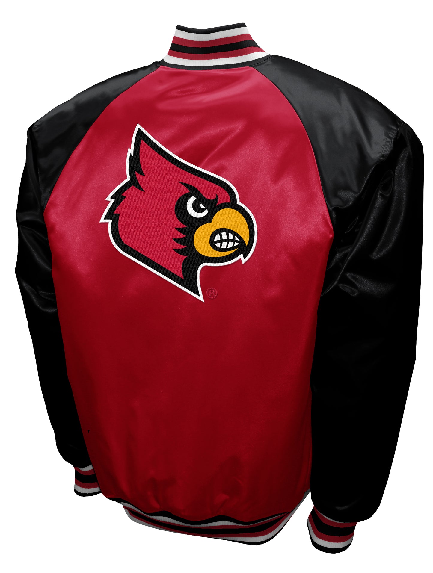 Louisville Cardinals Franchise Club Game Satin Full-Snap Jacket - Red