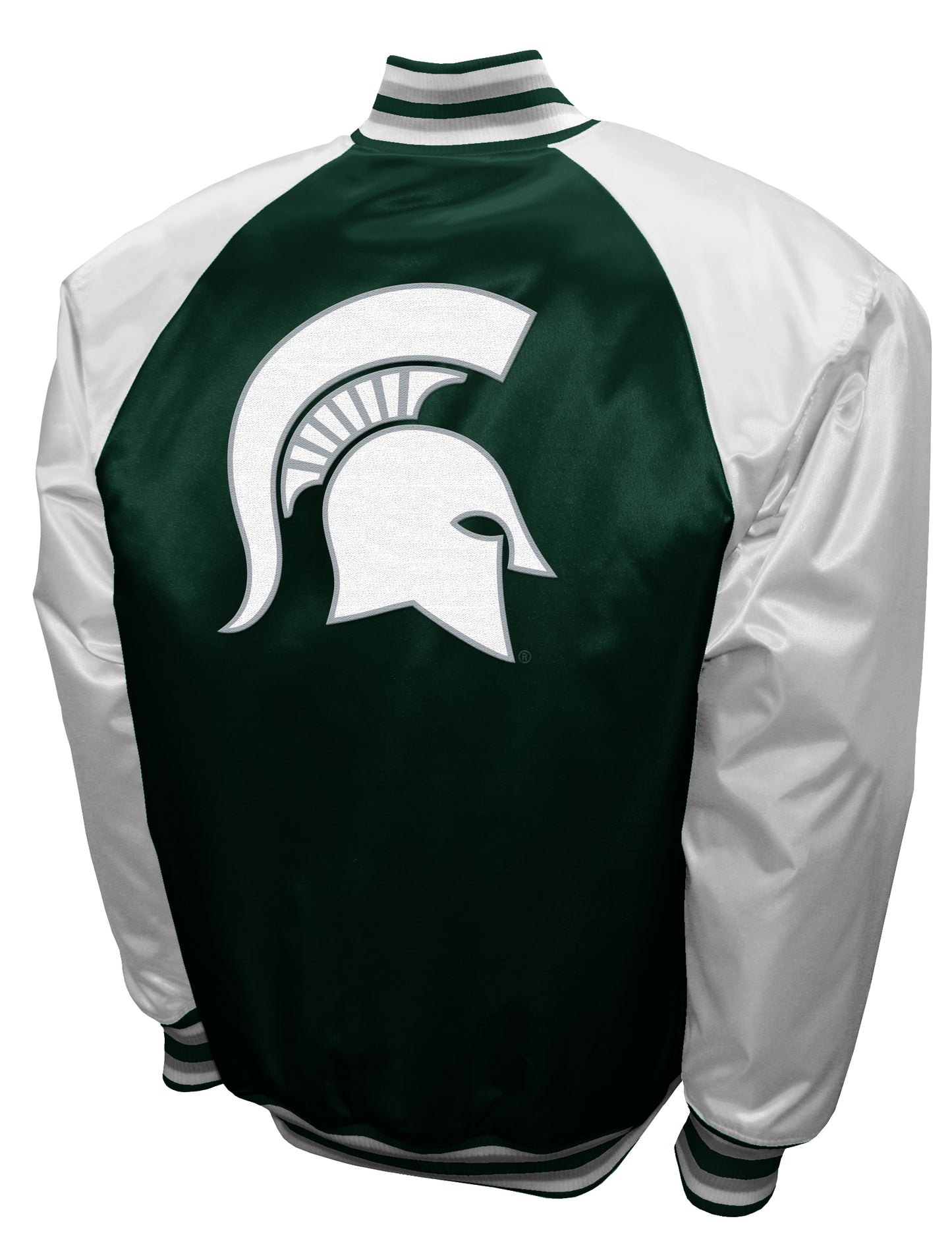 Michigan State Spartans Franchise Club Game Satin Full-Snap Jacket