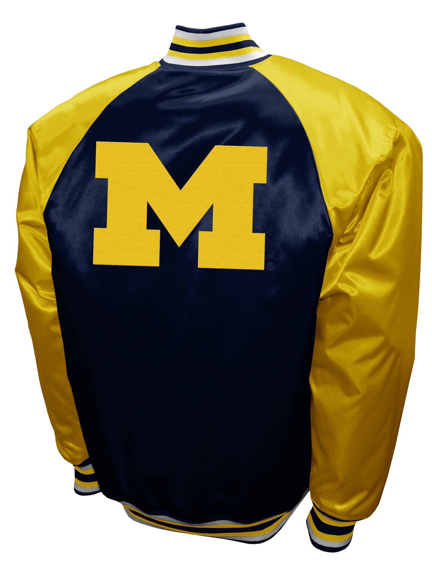 Michigan Wolverines Franchise Club Game Satin Full-Snap Jacket
