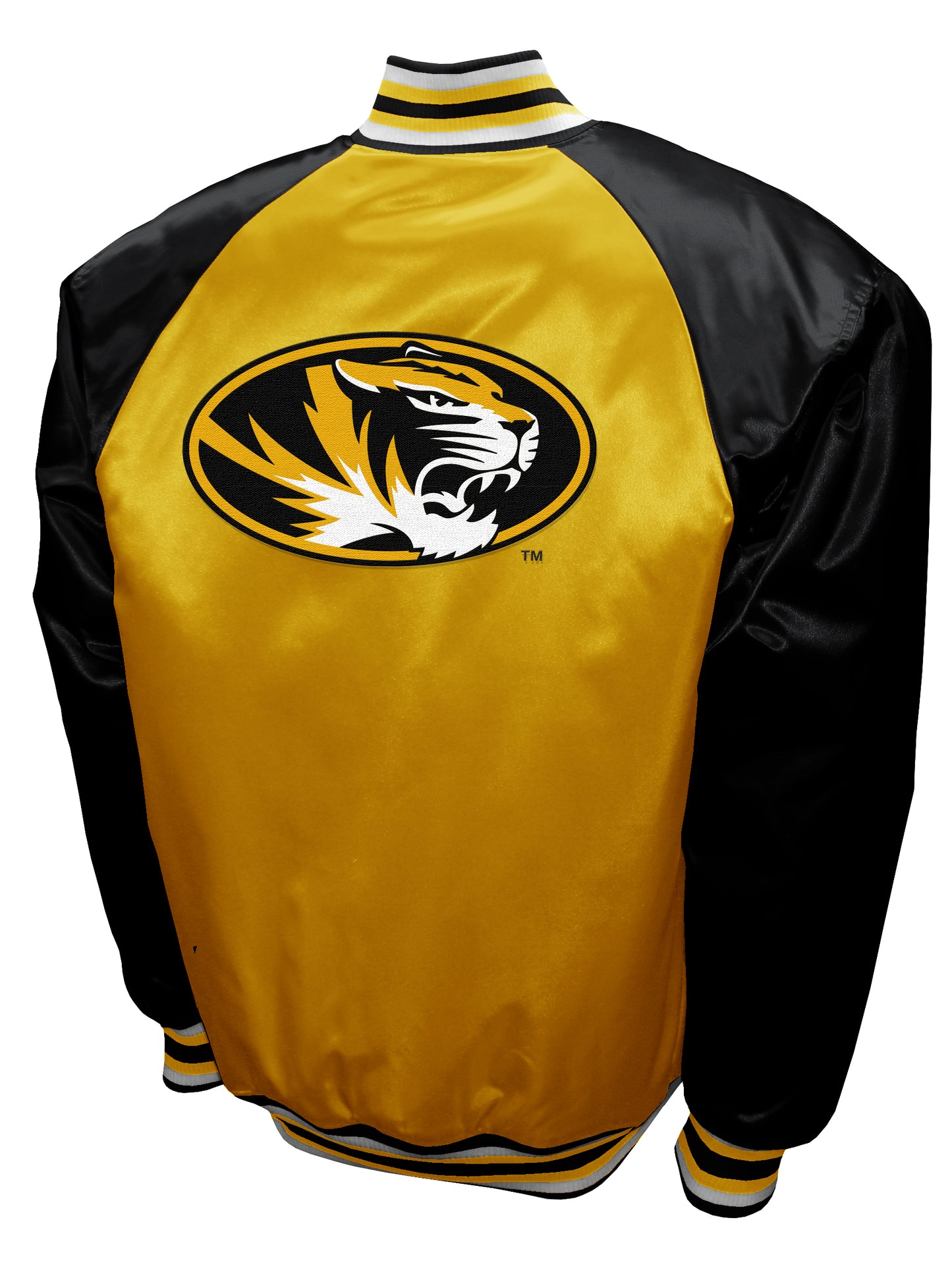 Missouri Tigers Franchise Club Game Satin Full-Snap Jacket - Gold