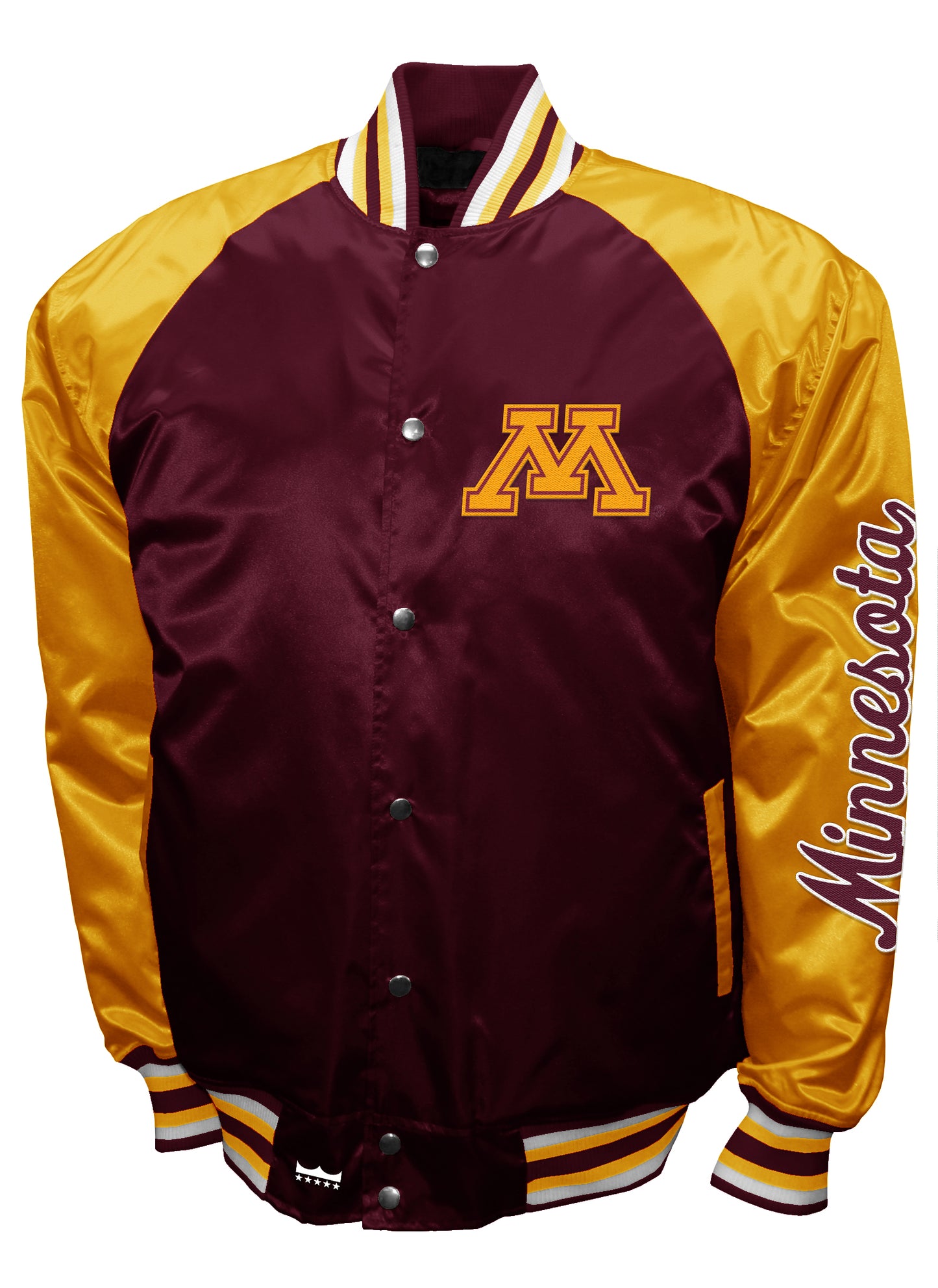 Minnesota Golden Gophers Franchise Club Game Satin Full-Snap Jacket - Burgandy
