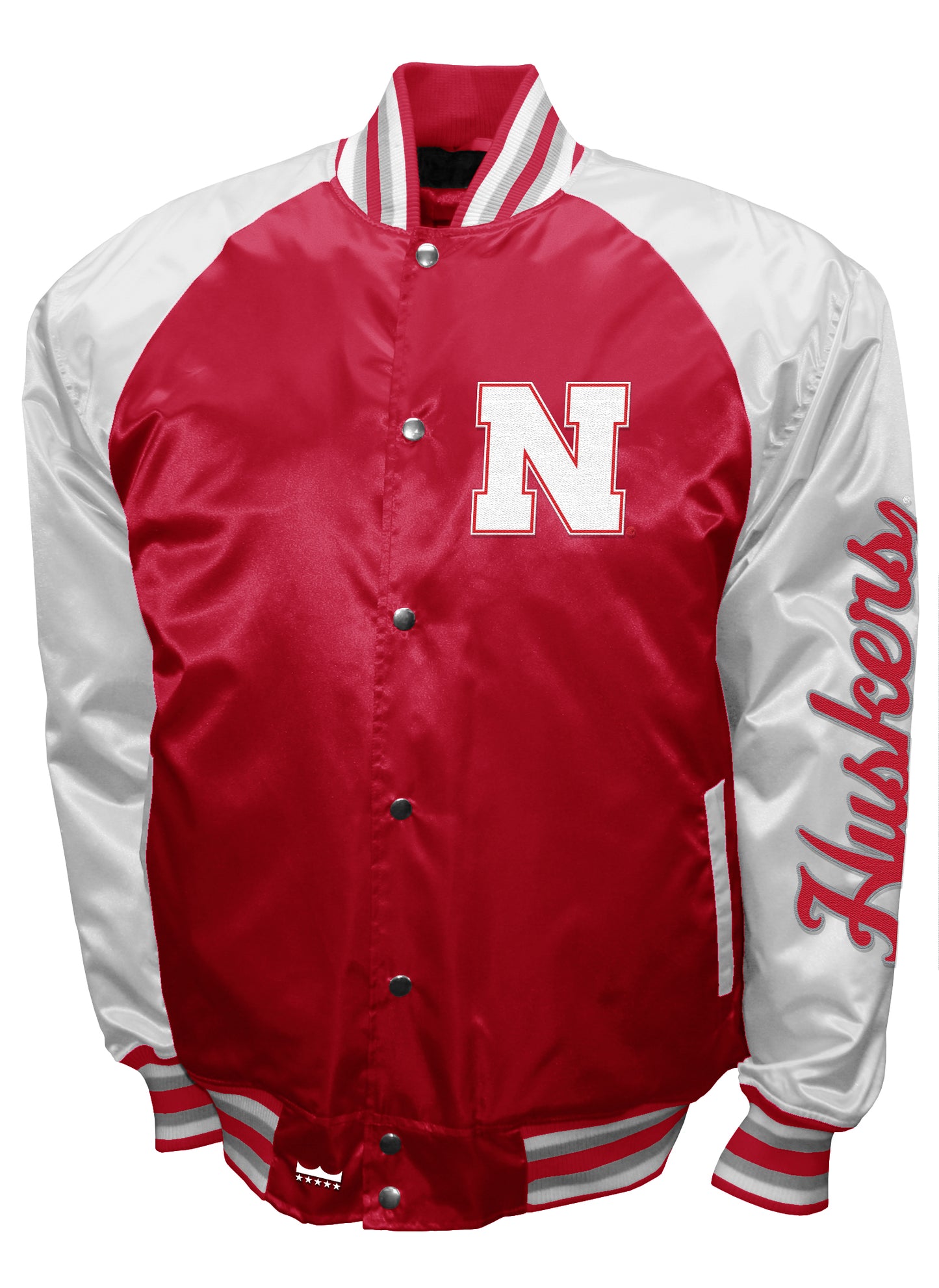 Nebraska Cornhuskers Franchise Club Game Satin Full-Snap Jacket - Red