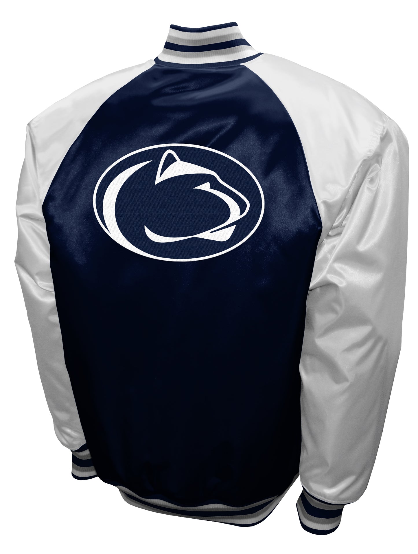 Penn State Nittany Lions Franchise Club Game Satin Full-Snap Jacket - Navy
