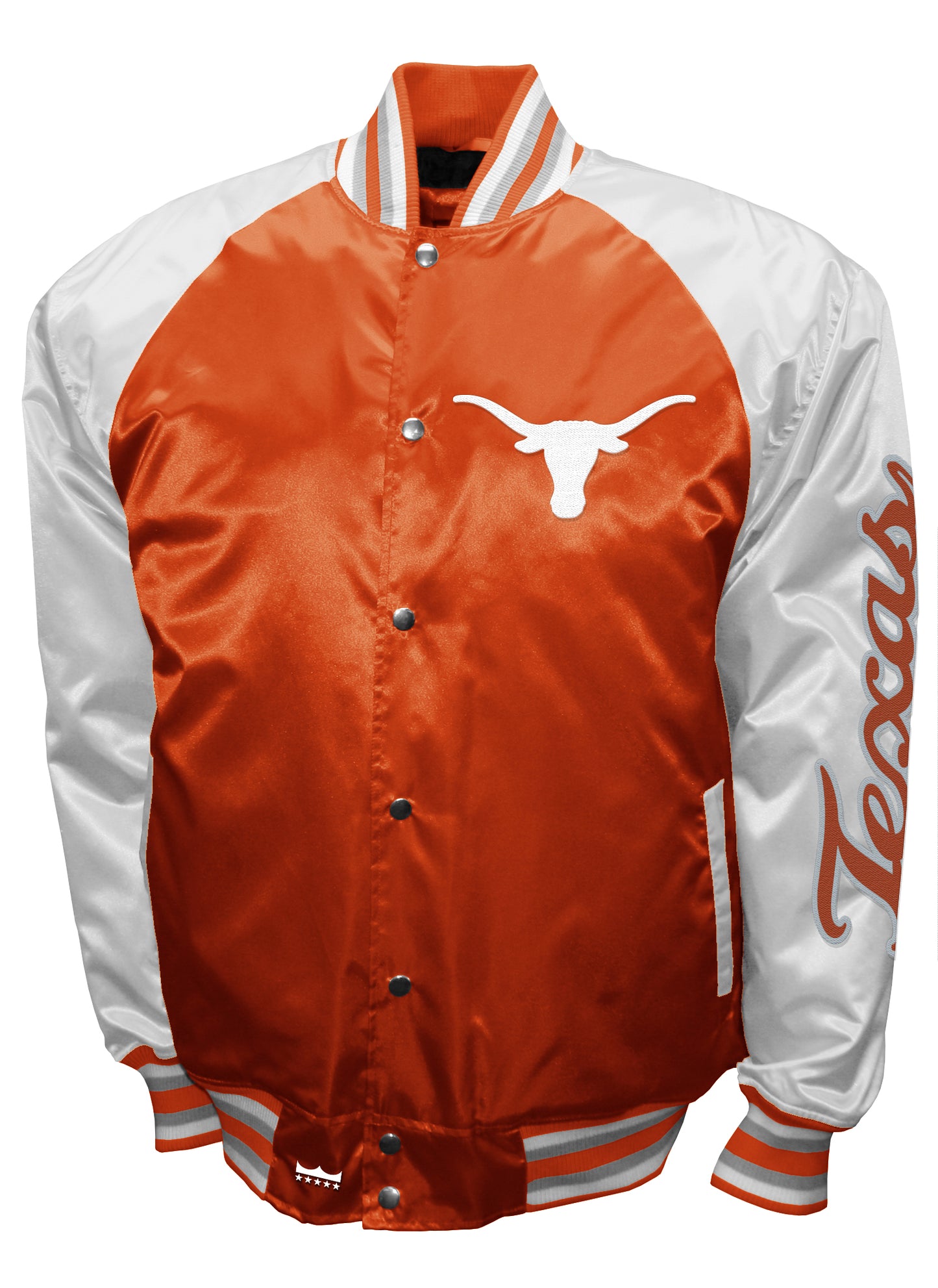 Texas Longhorns Franchise Club Game Satin Full-Snap Jacket - Orange