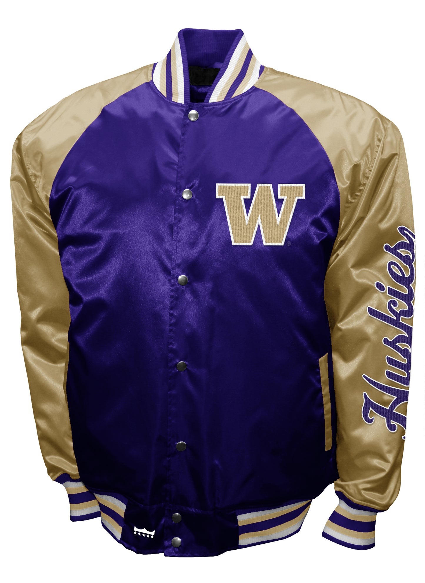 Washington Huskies Franchise Club Game Satin Full-Snap Jacket