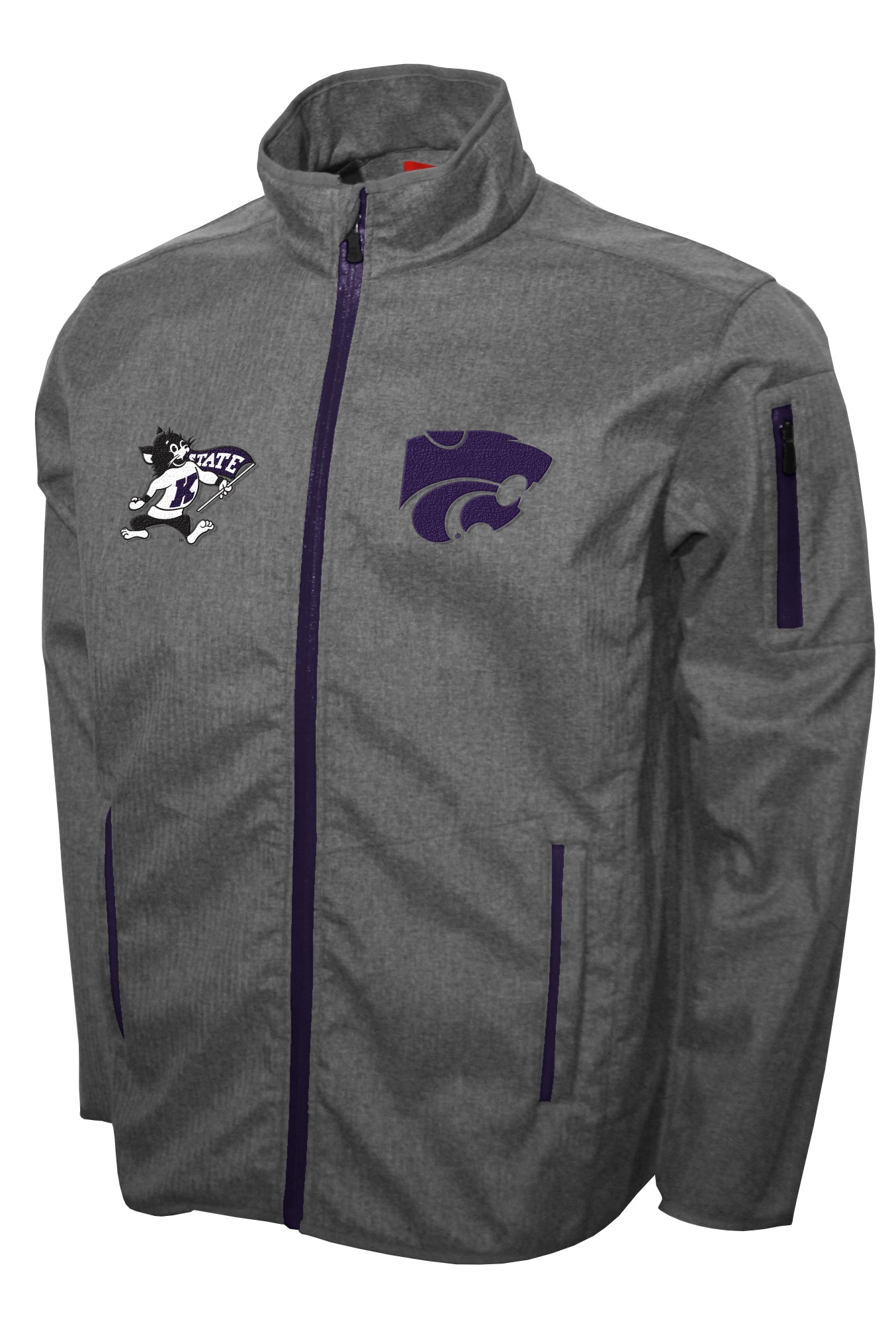 Kansas State Wildcats Franchise Club XT2 Softshell Jacket - Gray