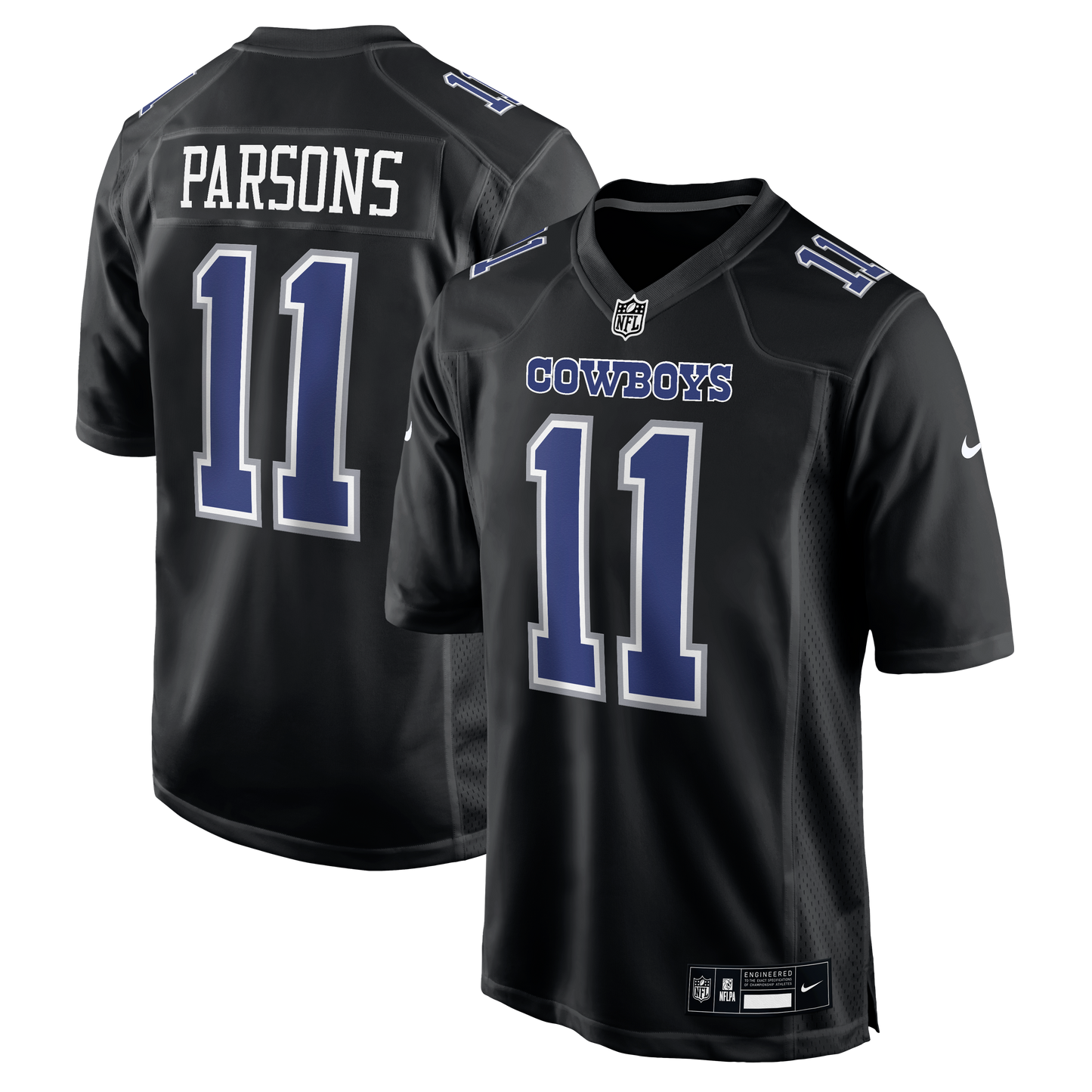 Dallas Cowboys Nike #11 Micah Parsons  Men's Carbon Black Game Jersey