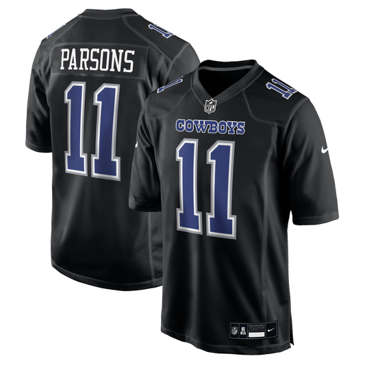Dallas Cowboys Nike #11 Micah Parsons  Men's Carbon Black Game Jersey