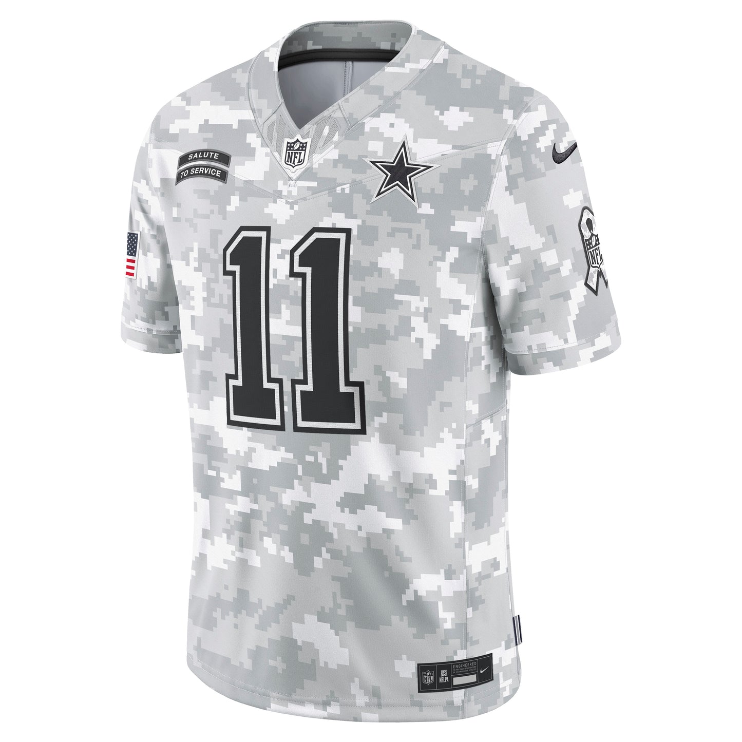 Dallas Cowboys Nike #11 Micah Parsons 2024 Salute To Service Limited Jersey - Gray