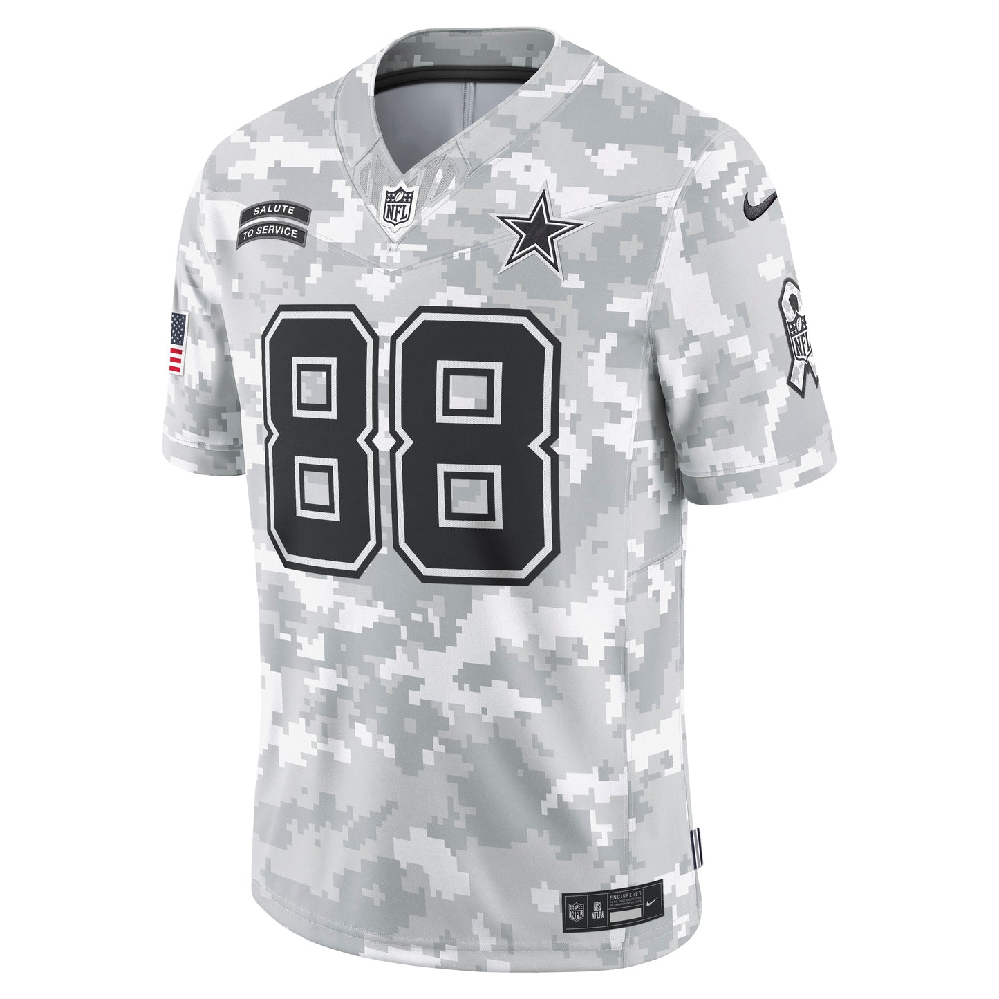 Dallas Cowboys Nike #88 CeeDee Lamb 2024 Salute To Service Limited Jersey - Gray