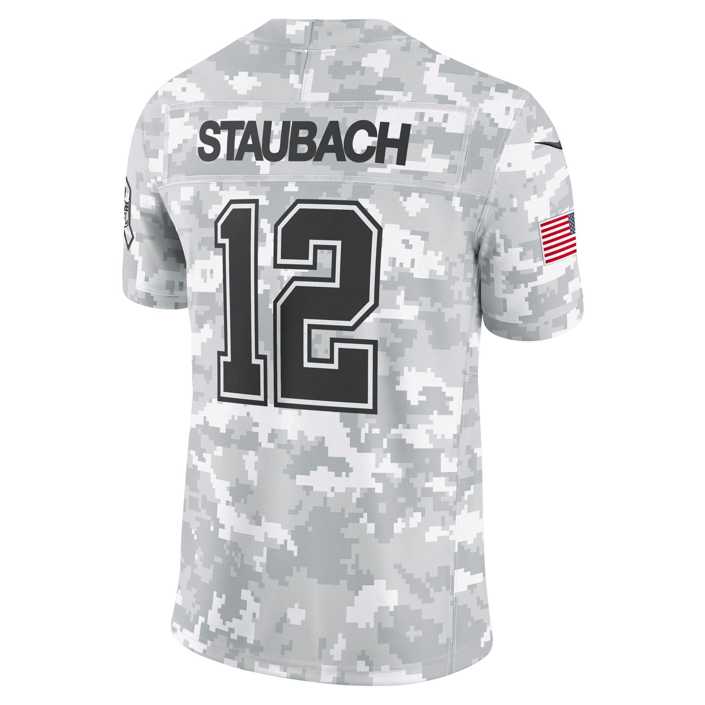 Dallas Cowboys Nike #12 Roger Staubach 2024 Salute To Service Limited Jersey - Gray