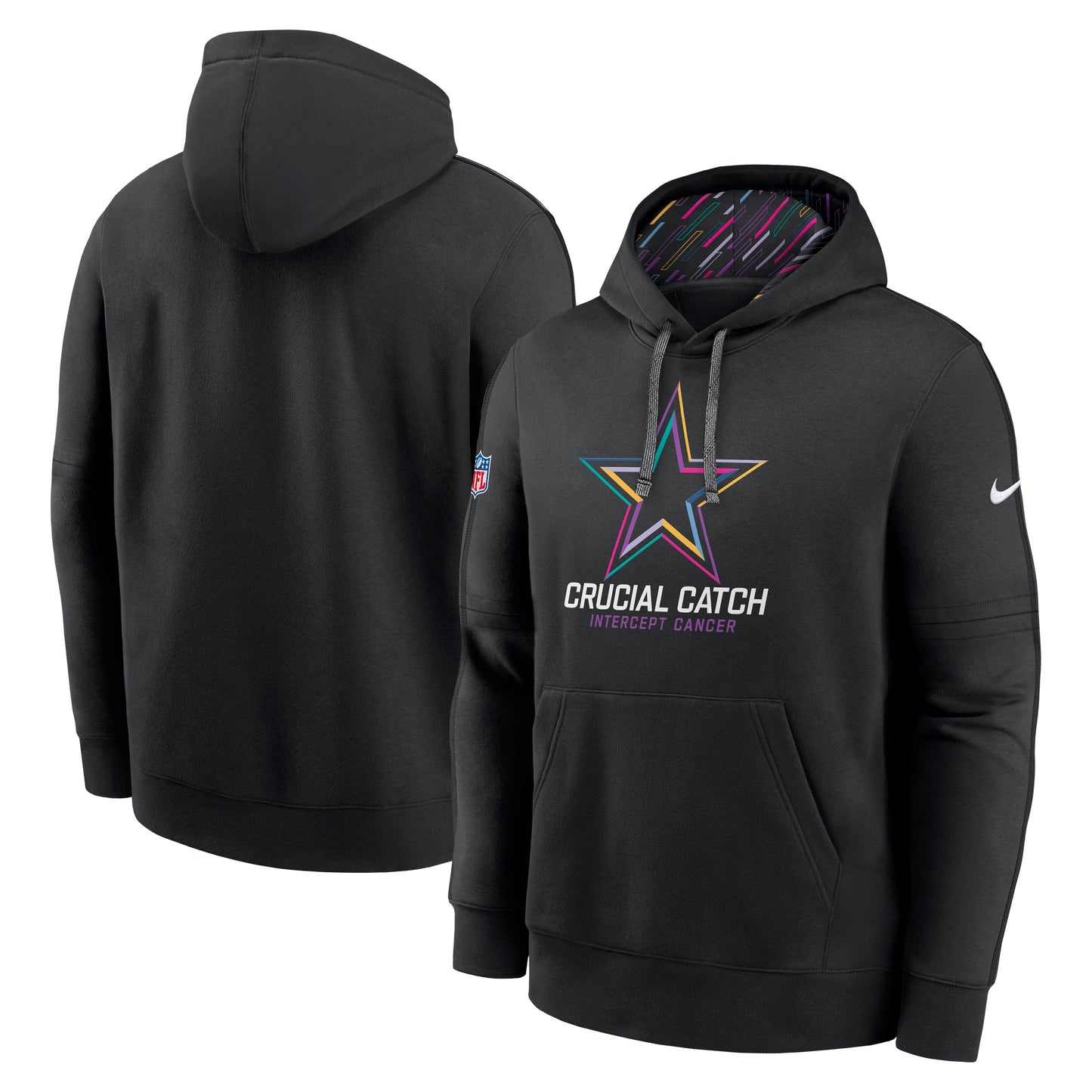 Dallas Cowboys NIke Crucial Catch Therma Performance Pullover Mens Hoodie