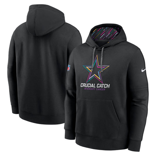 Dallas Cowboys NIke 2024 Crucial Catch Therma Performance Pullover Mens Hoodie