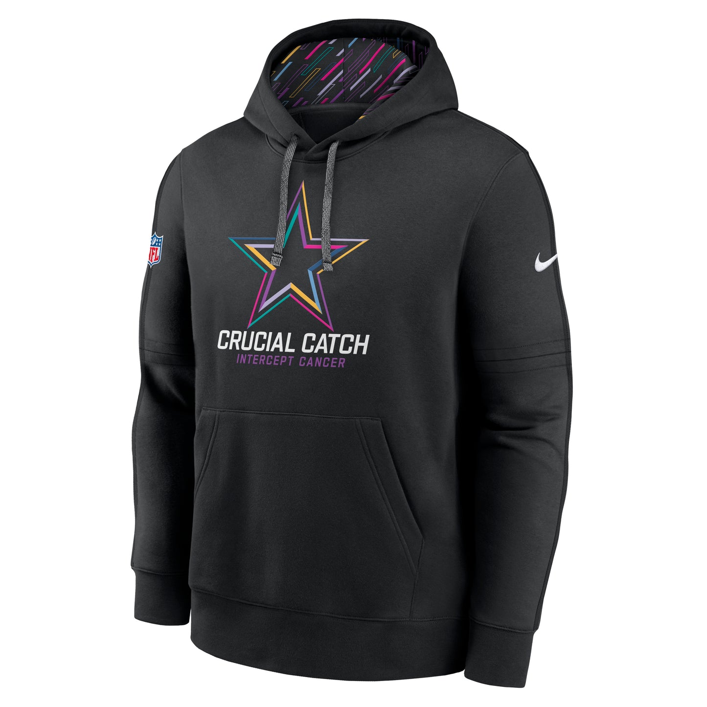 Dallas Cowboys NIke Crucial Catch Therma Performance Pullover Mens Hoodie