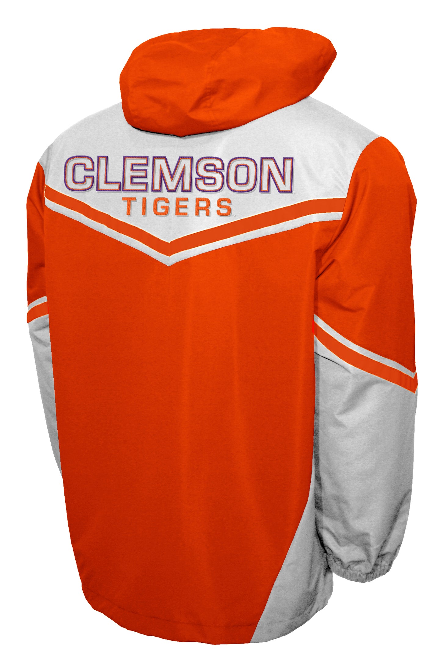 Clemson Tigers Franchise Club Action Anorak Quarter-Zip Pullover Jacket - Orange