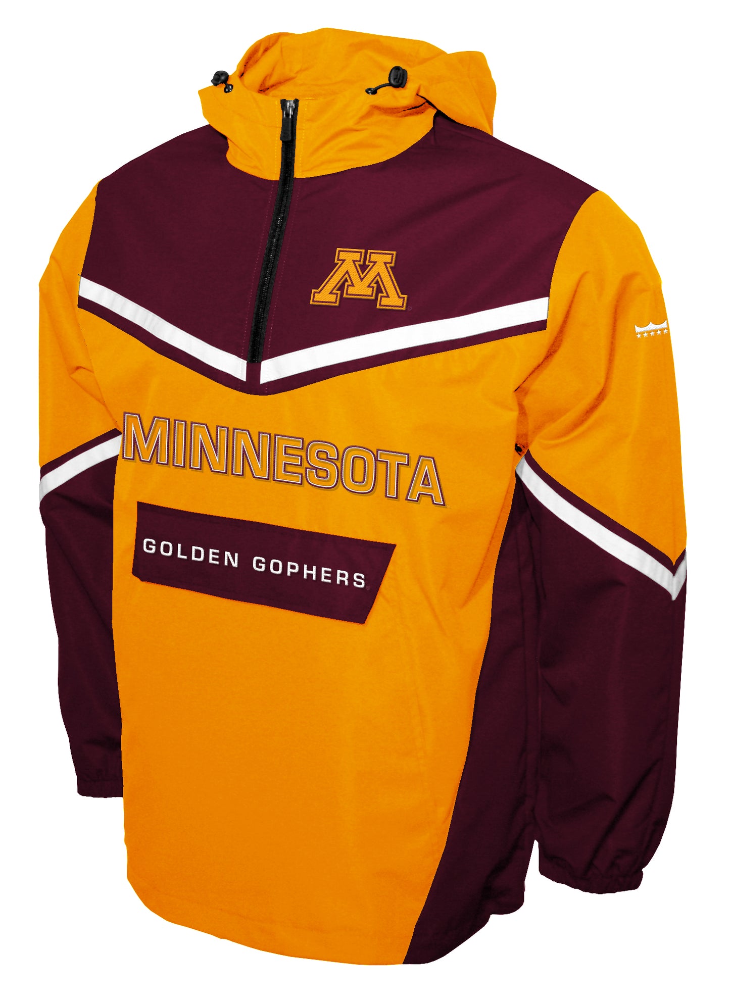 Minnesota Golden Gophers Franchise Club Action Anorak Quarter-Zip Pullover Jacket - Gold