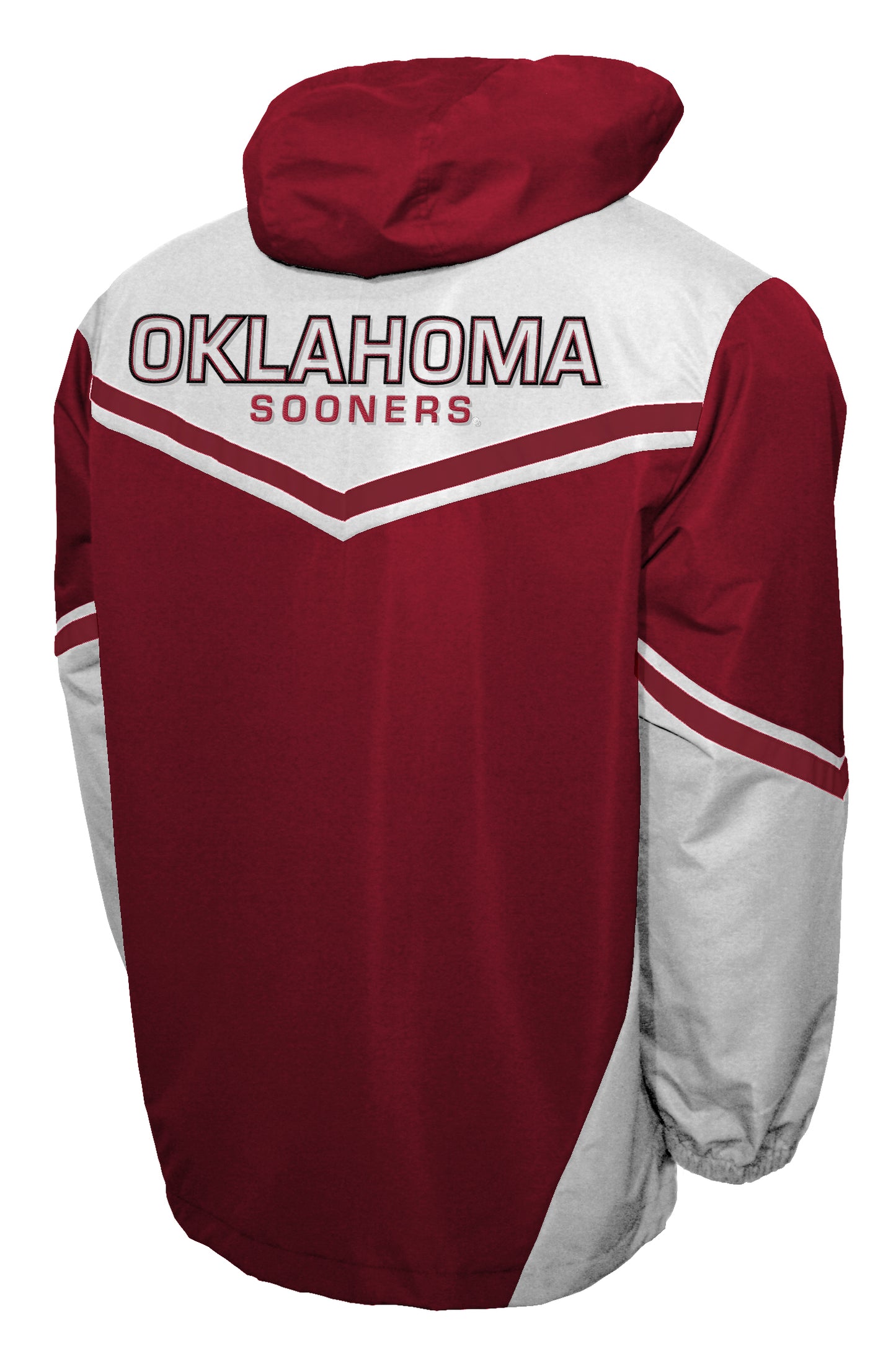 Oklahoma Sooners Franchise Club Action Anorak Quarter-Zip Pullover Jacket - Red
