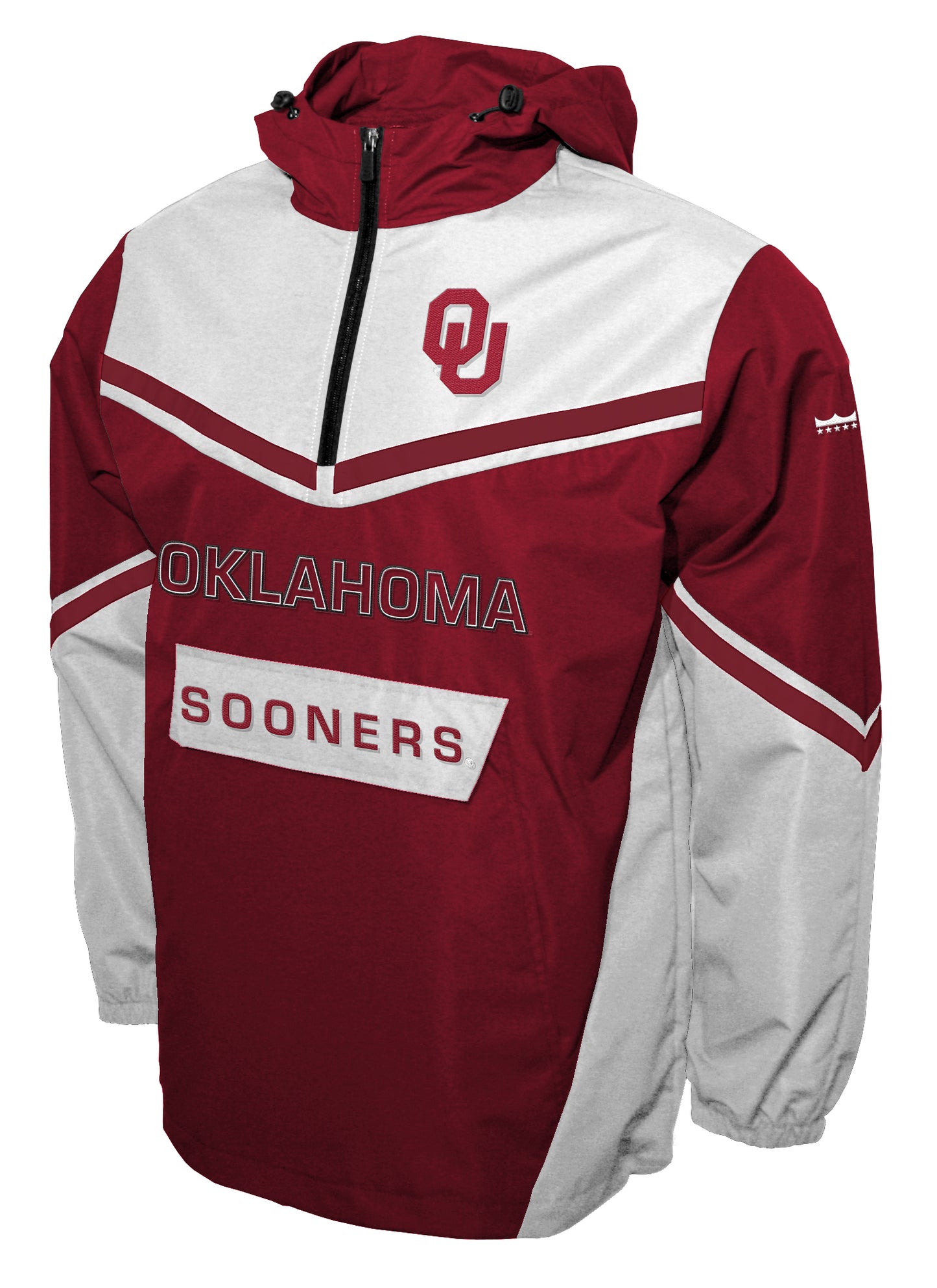 Oklahoma Sooners Franchise Club Action Anorak Quarter-Zip Pullover Jacket - Red