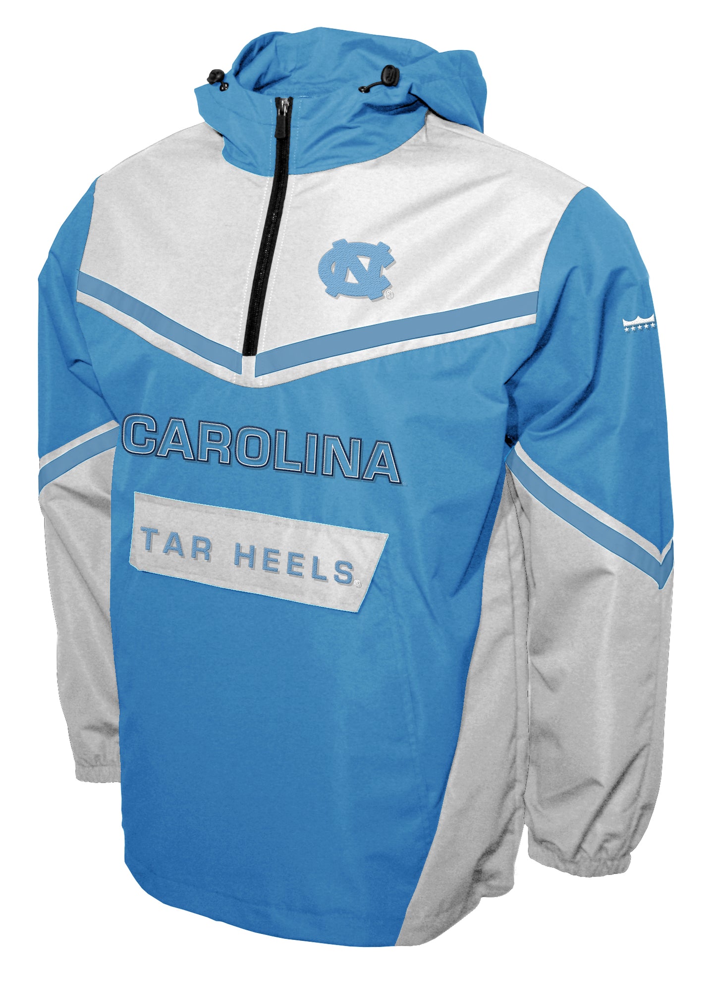 North Carolina Tar Heels Franchise Club Action Anorak Quarter-Zip Pullover Jacket - Blue