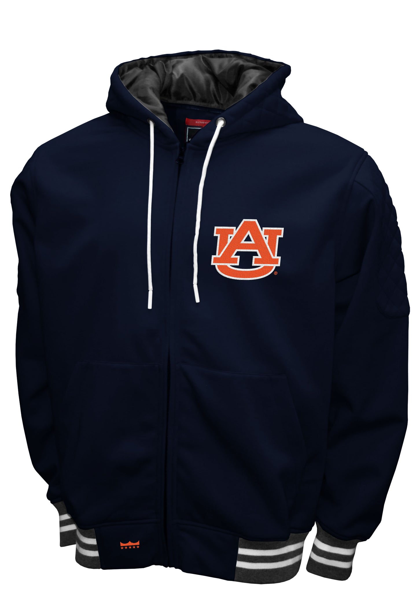 Auburn Tigers Franchise Club Grind Full Zip Hooded Jacket