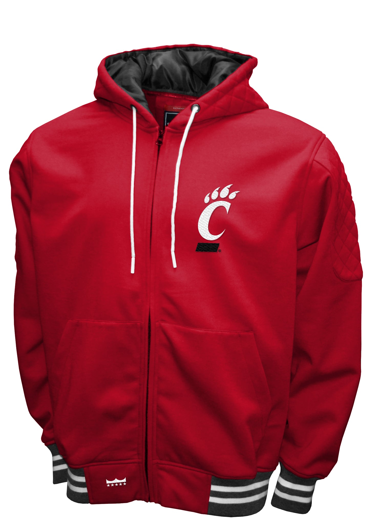 Cincinnati Bearcats Franchise Club Grind Full Zip Hooded Jacket - Red