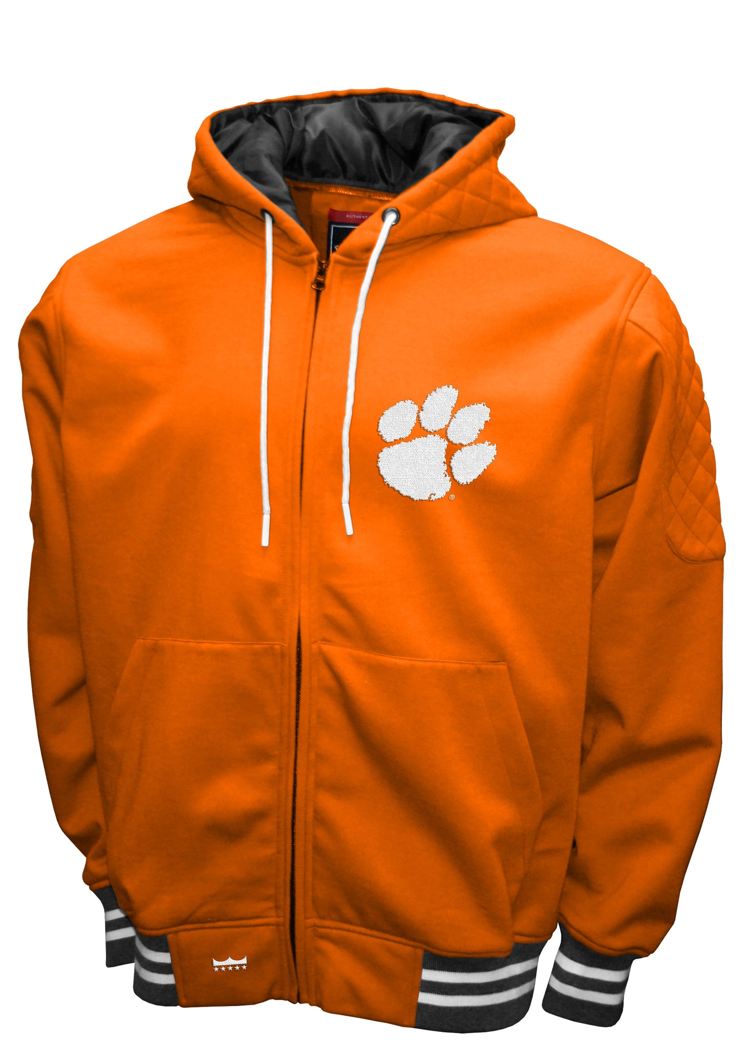 Clemson Tigers Franchise Club Grind Hooded Jacket - Orange