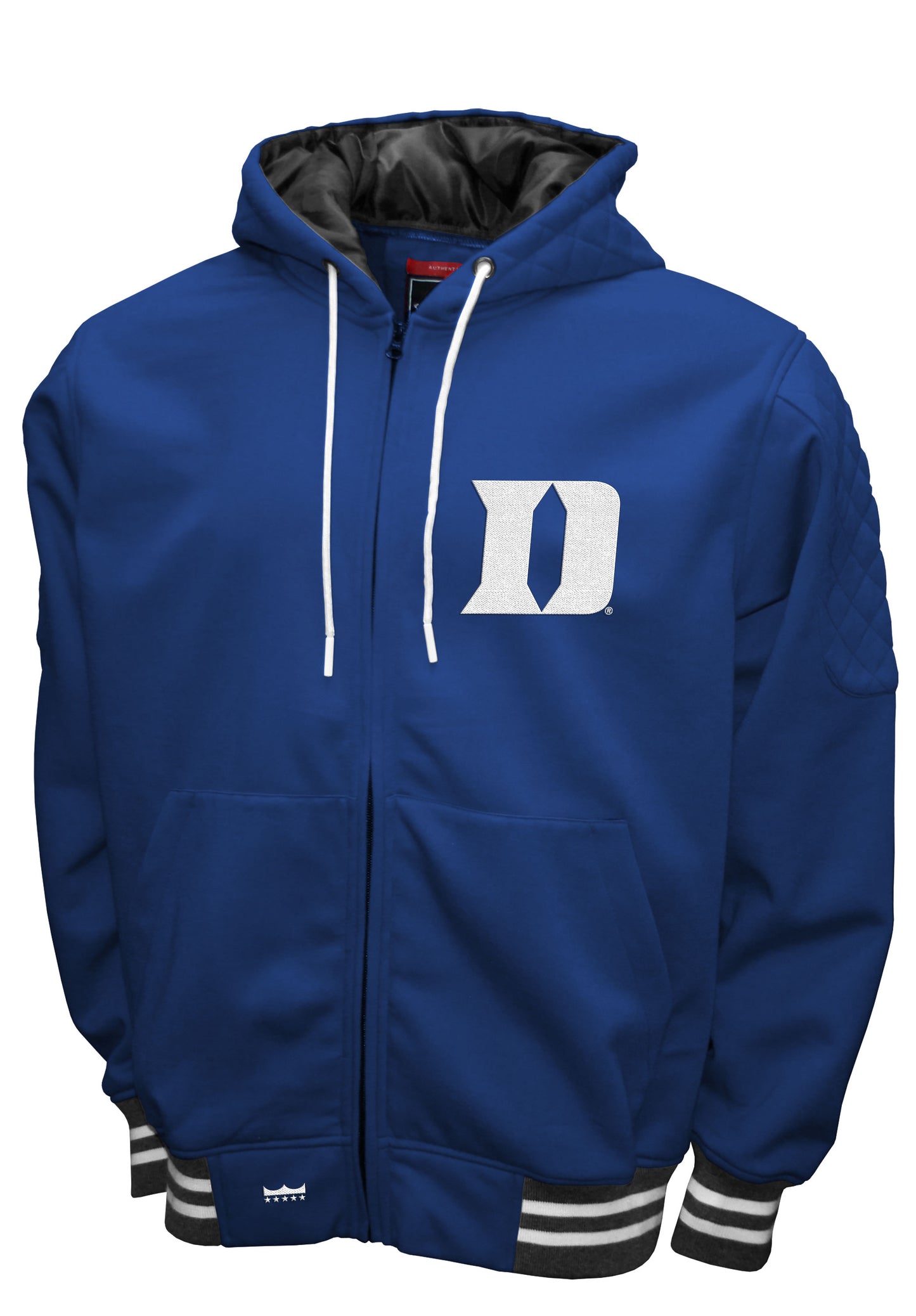 Duke Blue Devils Franchise Club Grind Full Zip Hooded Jacket - Blue