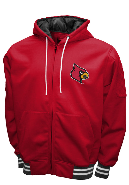 Louisville Cardinals Franchise Club Grind Hooded Jacket