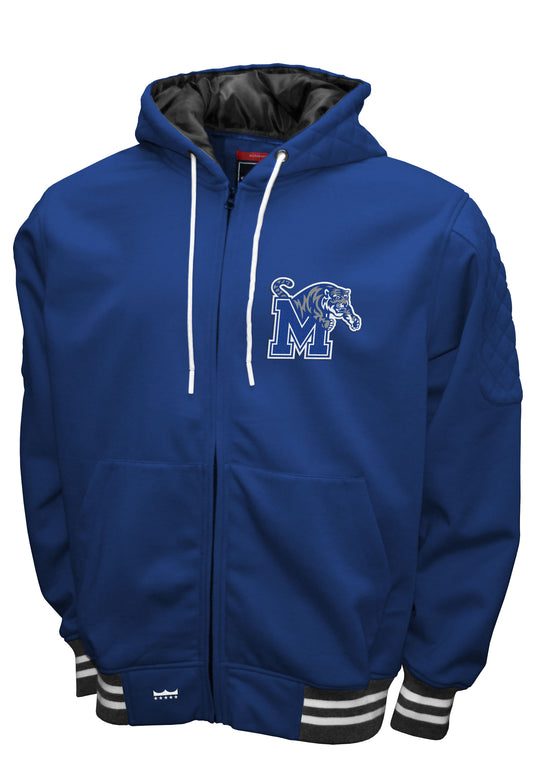Memphis Tigers Franchise Club Grind Hooded Jacket - Blue