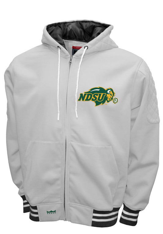 NDSU Bison Franchise Club Grind Hooded Jacket - White