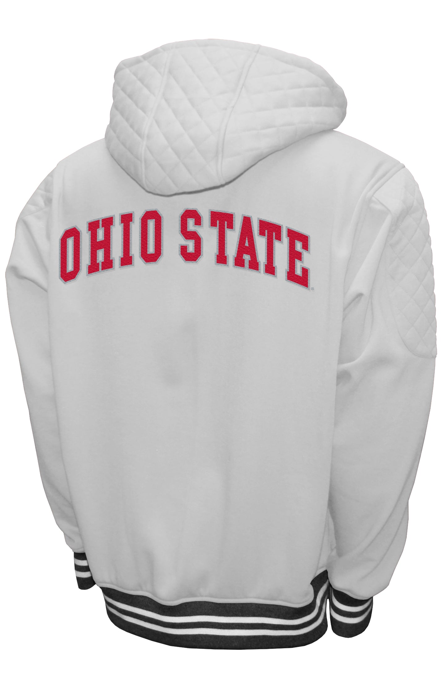 Ohio State Buckeyes Franchise Club Grind Hooded Jacket - White