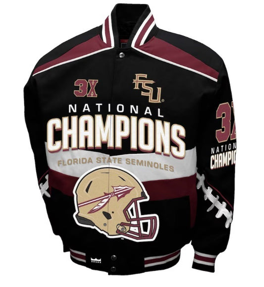 Florida State Seminoles Franchise Club 3-Time Commemorative Twill Jacket