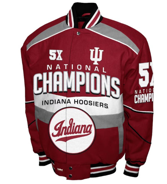 Indiana Hoosiers Franchise Club 5-Time Commemorative Twill Jacket